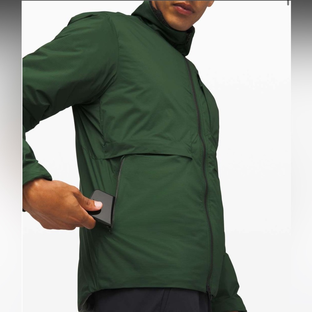 Lululemon Requisition Bomber 🌲🖤 Envy Green / Heathered Black - Picture 5 of 15